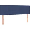 Image de vidaXL Têtes de lit 2 pièces Bleu 72 x 5 x 78/88 cm Tissu