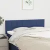 Image de vidaXL Têtes de lit 2 pcs Bleu 72x5x78/88 cm Tissu