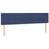 Image de vidaXL 2X Têtes de Lit Meubles de Chambre à Coucher Accessoires de Lit Simple Têtes de Cadre de Lit Intérieur Bleu 90x5x78/88 cm Tissu