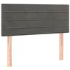 Image de Tête de lit Gris foncé 80x5x78/88 cm Velours