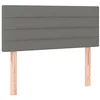 Image de Tête de lit Gris foncé 90x5x78 88 cm Tissu
