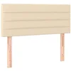 Image de Tête de lit Crème 90x5x78 88 cm Tissu