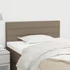 Image de vidaXL Tête de lit Taupe 100x5x78/88 cm Tissu