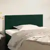 Image de vidaXL Tête de lit Vert foncé 100x5x78/88 cm Velours