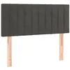 Image de Tête de lit Gris foncé 80x5x78 88 cm Velours