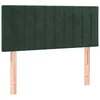 Image de Tête de lit Vert foncé 80x5x78 88 cm Velours