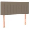 Image de Tête de lit Taupe 100x5x78 88 cm Tissu