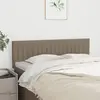 Image de vidaXL Têtes de lit 2 pcs Taupe 72x5x78/88 cm Tissu