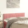 Image de vidaXL Têtes de lit 2 pcs Rose 72x5x78/88 cm Velours