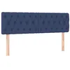 Image de Têtes de lit 2 pcs Bleu 72x7x78 88 cm Tissu