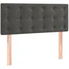 Image de Tête de lit Gris foncé 80x5x78 88 cm Velours