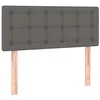 Image de vidaXL Hoofdbord 100x5x78/88 cm kunstleer grijs