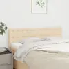 Image de vidaXL Têtes de lit 2 pcs Crème 72x5x78/88 cm Tissu