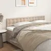 Image de vidaXL Têtes de lit 2 pcs Cappuccino 90x5x78/88 cm Similicuir