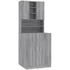 Image de vidaXL Armoire pour Machine à Laver Sonoma Gris Bois d'ingénierie