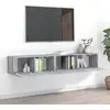 Image de vidaXL Ensemble de meubles TV 2 pcs Sonoma gris Bois d'ingénierie