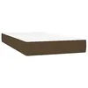 Image de Matelas de lit à ressorts ensachés Marron foncé 90x190x20 cm