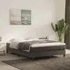 Image de vidaXL Matelas de lit à ressorts ensachés fermeté moyenne Gris foncé 140x190x20 cm