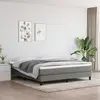 Image de vidaXL Matelas de lit à ressorts ensachés fermeté moyenne Gris foncé 180x200x20 cm
