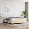 Image de vidaXL Matelas de lit à ressorts ensachés fermeté moyenne Crème 180x200x20 cm Tissu