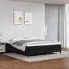 Image de Matelas de lit à ressorts ensachés Noir 180x200x20cm Similicuir