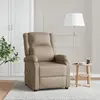 Image de vidaXL Fauteuil de massage Cappuccino Similicuir