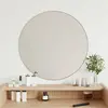 Image de vidaXL Miroir mural Argenté Ø 60 cm Rond