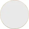 Image de vidaXL Miroir Mural Doré Ø 60 cm Rond