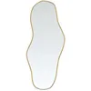 Image de vidaXL Mural Miroir de Maquillage Coiffeuse Cosmétique Décoration de Chambre à Coucher Salle de Bain Salon Intérieur Doré 100x45 cm