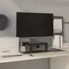 Image de vidaXL Support de moniteur Noir 33,5x34x10,5 cm