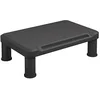 Image de Support de moniteur Noir 38x24x10,5 cm