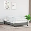 Image de vidaXL Cadre de lit sans matelas gris foncé 90x190 cm tissu
