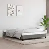 Image de vidaXL Cadre de lit sans matelas gris foncé 140x200 cm tissu