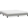 Image de vidaXL Cadre de lit sans matelas gris clair 180x200 cm tissu