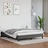Image de vidaXL Cadre de lit sans matelas gris 140x190 cm similicuir