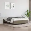 Image de vidaXL Cadre de lit sans matelas taupe 140x190 cm tissu