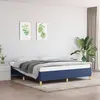 Image de vidaXL Cadre de lit sans matelas bleu 160x200 cm tissu