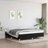 Image de vidaXL Cadre de lit sans matelas noir 180x200 cm tissu