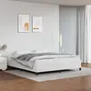 Image de vidaXL Cadre de lit sans matelas blanc 160x200 cm similicuir