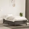 Image de vidaXL Cadre de lit sans matelas gris foncé 100x200 cm velours