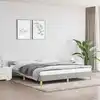 Image de vidaXL Cadre de lit sans matelas gris clair 180x200 cm tissu