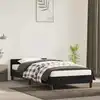 Image de vidaXL Cadre de lit sans matelas noir 100x200 cm velours