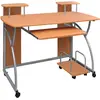 Image de vidaXL Bureau d'ordinateur Marron 110x52x88,5 cm Bois d’ingénierie