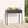 Image de vidaXL Jardinière Anthracite 100,5x40,5x90 cm Acier galvanisé
