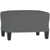 Image de Repose-pied Gris foncé 60x50x41 cm Tissu