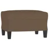 Image de Repose pied Marron 60x50x41 cm Tissu