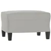 Image de Repose pied Gris clair 60x50x41 cm Tissu microfibre