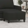 Image de vidaXL Repose-pied Noir 70x55x41 cm Tissu