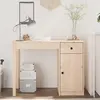 Image de vidaXL Bureau 100x50x75 cm Bois massif de pin