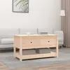 Image de vidaXL Table basse 102x49x55 cm Bois massif de pin